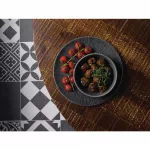 Churchill Studio Prints Agano Coupe Plates Black 260mm (Pack of 12) - Image 2