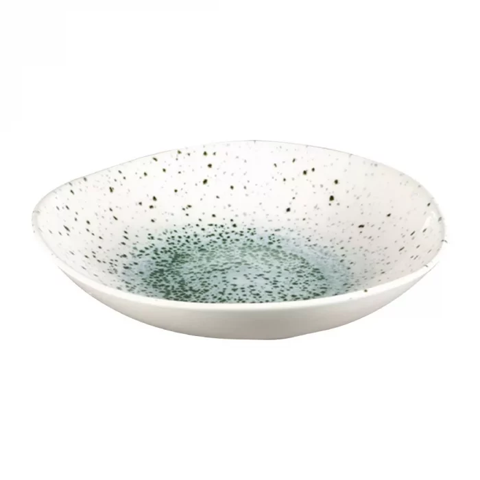Churchill Studio Prints Mineral Green Centre Organic Round Bowls 253mm (Pack of 12) - Image 2