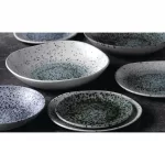 Churchill Studio Prints Mineral Green Centre Organic Round Bowls 253mm (Pack of 12) - Image 3