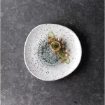 Churchill Studio Prints Mineral Blue Centre Organic Round Plates 210mm (Pack of 12) - Image 2