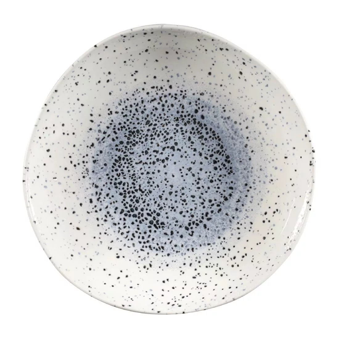 fc129_churchill1.jpg Churchill Studio Prints Mineral Blue Centre Organic Round Bowls 253mm 1.1Ltr (Pack of 12) - Image 1