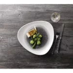 Churchill Studio Prints Raku Triangle Plates Quartz Black 265mm (Pack of 12) - Image 2
