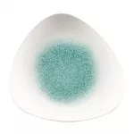 Churchill Studio Prints Raku Triangle Plates Jade Green 229mm (Pack of 12)
