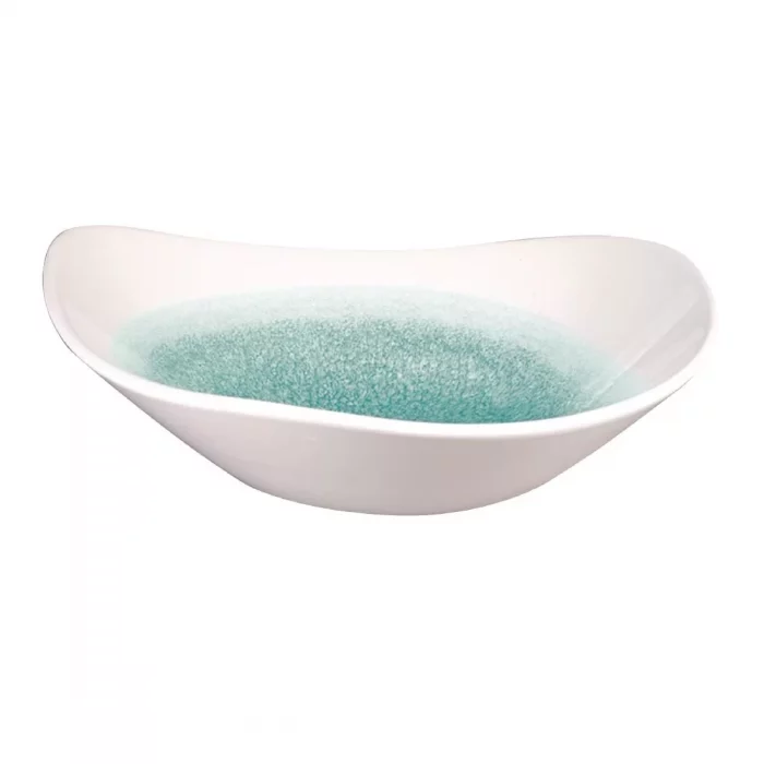 Churchill Studio Prints Raku Triangle Bowls Jade Green 185mm 370ml (Pack of 12) - Image 5