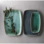 Churchill Stonecast No. 9 Oblong Chefs Plates 355 x 245mm Blueberry (Pack of 6) - Image 4