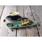 Churchill Stonecast No. 4 Oblong Chefs Plates Samphire Green 269 x 127mm (Pack of 12) - Image 3
