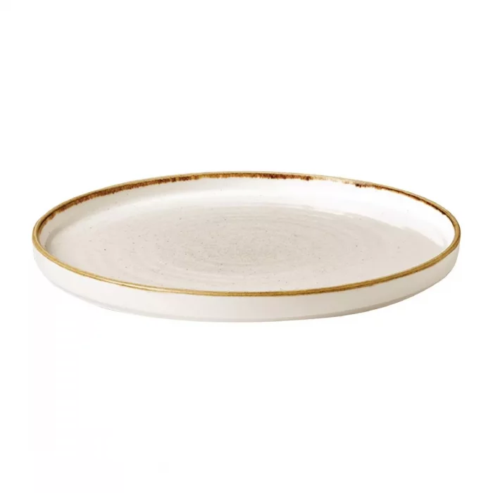 Churchill Stonecast Walled Chefs Plates Barley White 260mm (Pack of 6) - Image 3
