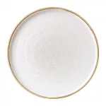 Churchill Stonecast Walled Chefs Plates Barley White 260mm (Pack of 6)