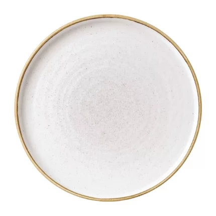 Churchill Stonecast Walled Chefs Plates Barley White 260mm (Pack of 6)
