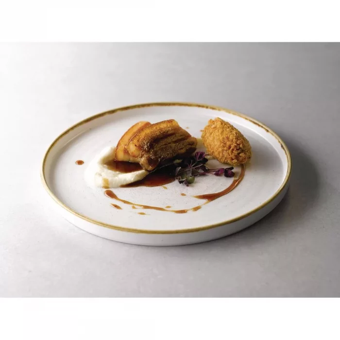 Churchill Stonecast Walled Chefs Plates Barley White 260mm (Pack of 6) - Image 4