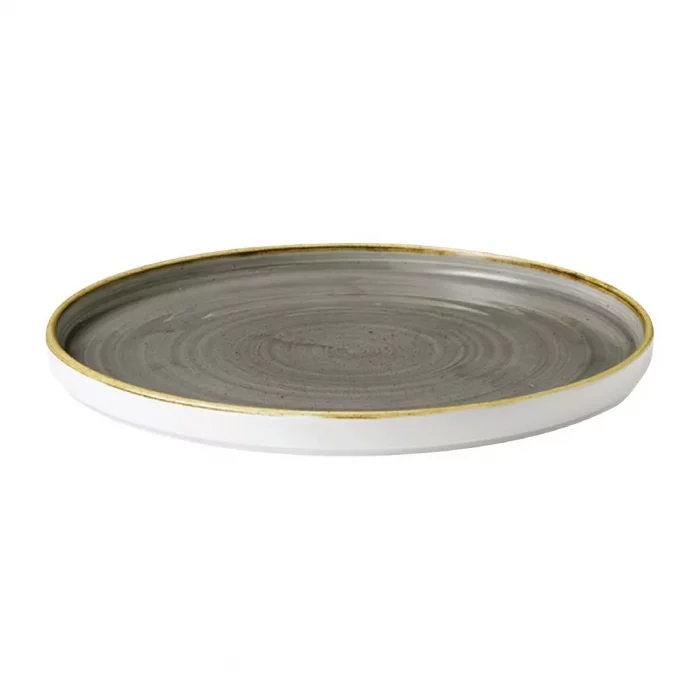 Churchill Stonecast Walled Chefs Plates Peppercorn Grey 210mm (Pack of 6) - Image 4