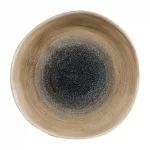Churchill Stonecast Aqueous Organic Round Bowls Bayou Taupe 253mm (Pack of 12) - Image 2