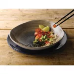 Churchill Stonecast Aqueous Organic Round Bowls Bayou Taupe 253mm (Pack of 12) - Image 4