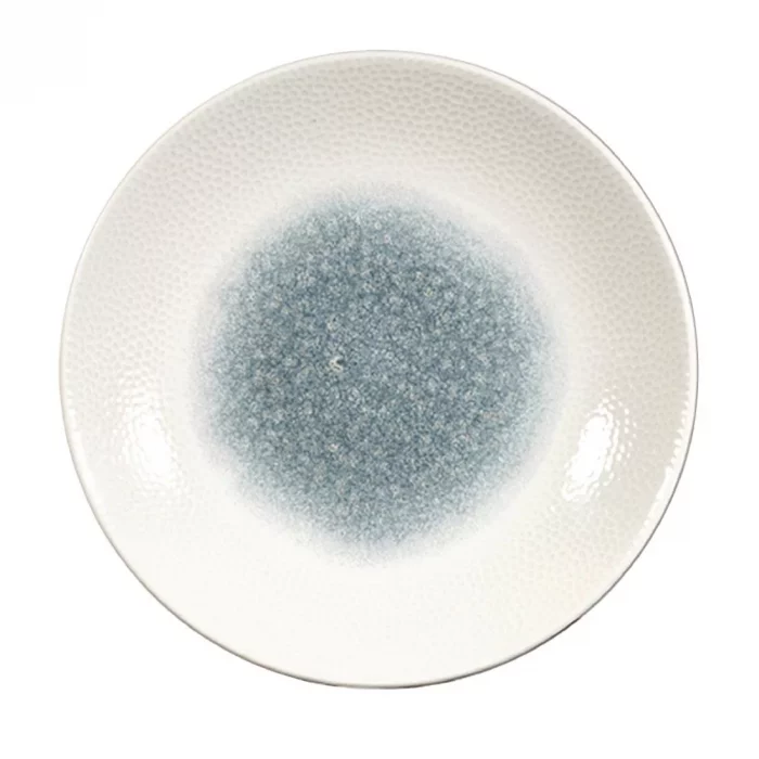 Churchill Isla Centre Print Deep Coupe Plates Topaz Blue 281mm (Pack of 12) - Image 1