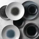 Churchill Bamboo Centre Print Deep Coupe Plates Quartz Black 281mm (Pack of 12) - Image 4