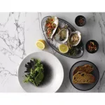 Churchill Bamboo Organic Oval Glass Platter Dusk 295 x 162mm (Pack of 6) - Image 2