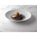 Churchill Bamboo Centre Print Deep Coupe Plates Quartz Black 281mm (Pack of 12) - Image 7