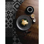 Churchill Studio Prints Agano Coupe Plates Black 260mm (Pack of 12) - Image 3