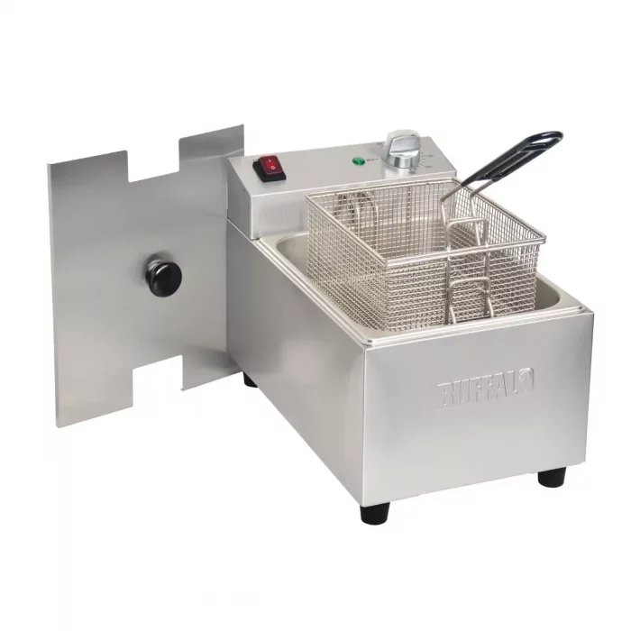 Buffalo Single Tank Single Basket 5Ltr Countertop Fryer 2.8kW - Image 6