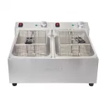 Buffalo Twin Tank Twin Basket 2x5Ltr Countertop Fryer 2x2.8kW - Image 6