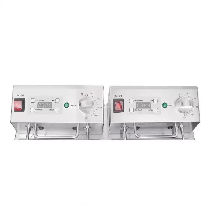Buffalo Twin Tank Twin Basket 2x5Ltr Countertop Fryer with Timers 2x2.8kW - Image 4