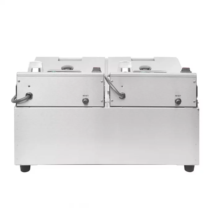 Buffalo Twin Tank Twin Basket 2x5Ltr Countertop Fryer with Timers 2x2.8kW - Image 6