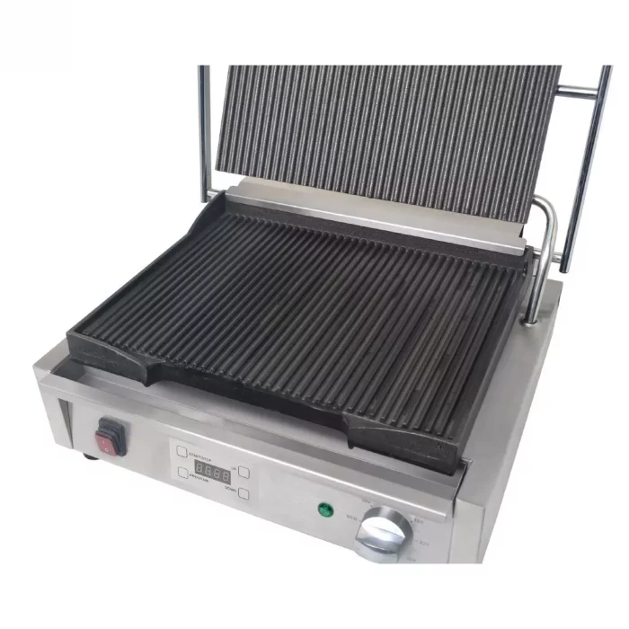 Buffalo Large Ribbed Contact Grill - Image 2