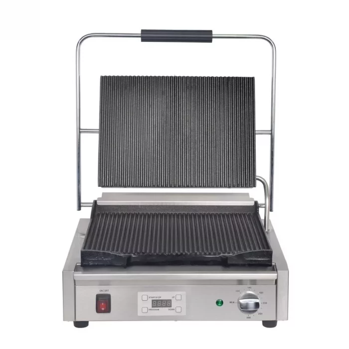 Buffalo Large Ribbed Contact Grill - Image 4