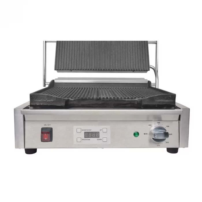 Buffalo Large Ribbed Contact Grill - Image 7