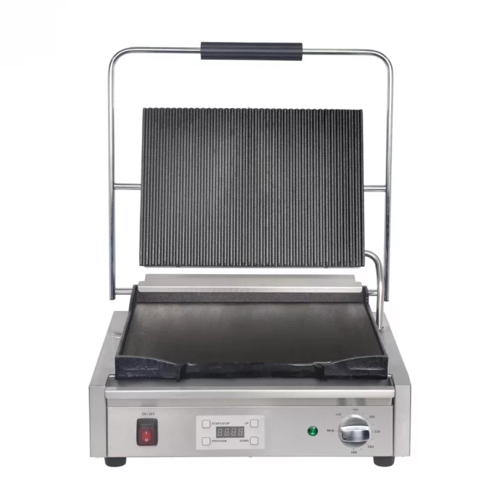 Buffalo Large Ribbed Top Contact Grill - Image 4