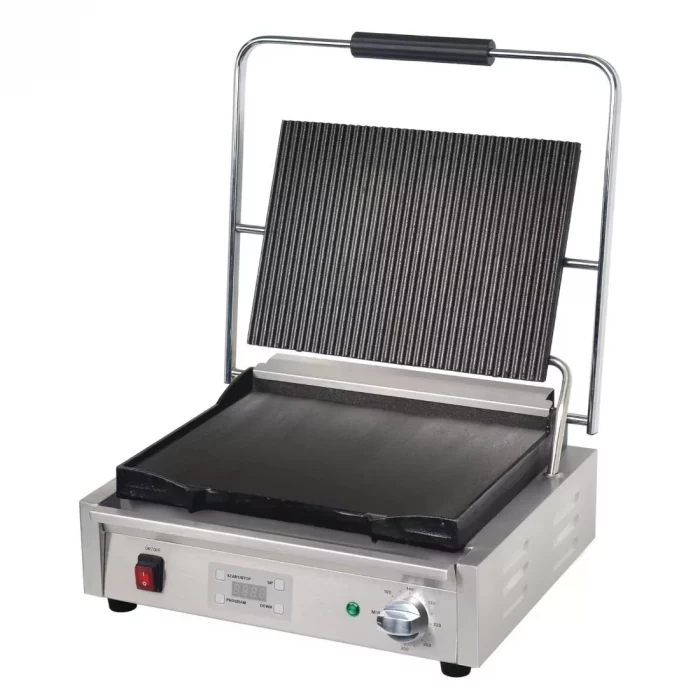 Buffalo Large Ribbed Top Contact Grill - Image 6