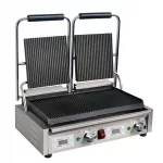 Buffalo Double Ribbed Contact Grill - Image 2