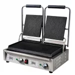 Buffalo Double Ribbed Contact Grill - Image 3