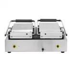 Buffalo Double Ribbed Top Contact Grill - Image 3
