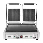 Buffalo Double Ribbed Top Contact Grill - Image 4