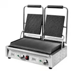Buffalo Double Ribbed Top Contact Grill - Image 5