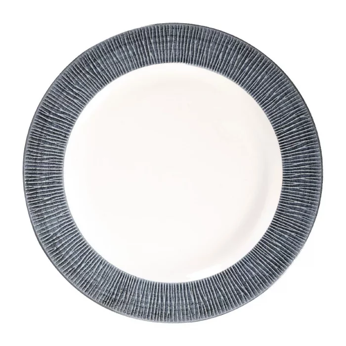 Churchill Bamboo Spinwash Footed Plates Mist 234mm (Pack of 12) - Image 1