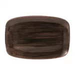 Churchill Stonecast Patina Oblong Plates Iron Black 343x235mm (Pack of 6)