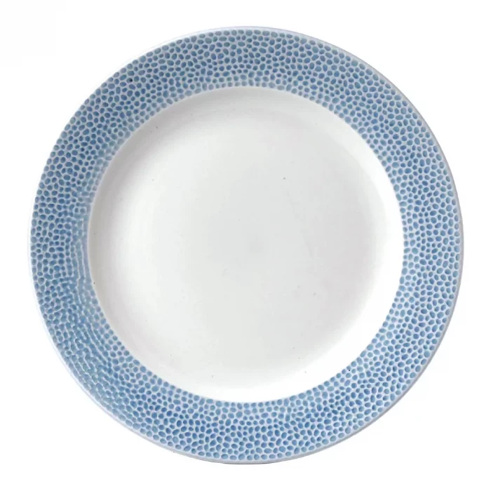 Churchill Isla Spinwash Ocean Blue Profile Footed Plate 260mm (Pack of 12) - Image 1