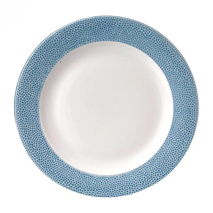 Churchill Isla Spinwash Profile Wide Rim Plates Ocean Blue 305mm (Pack of 12) - Image 1