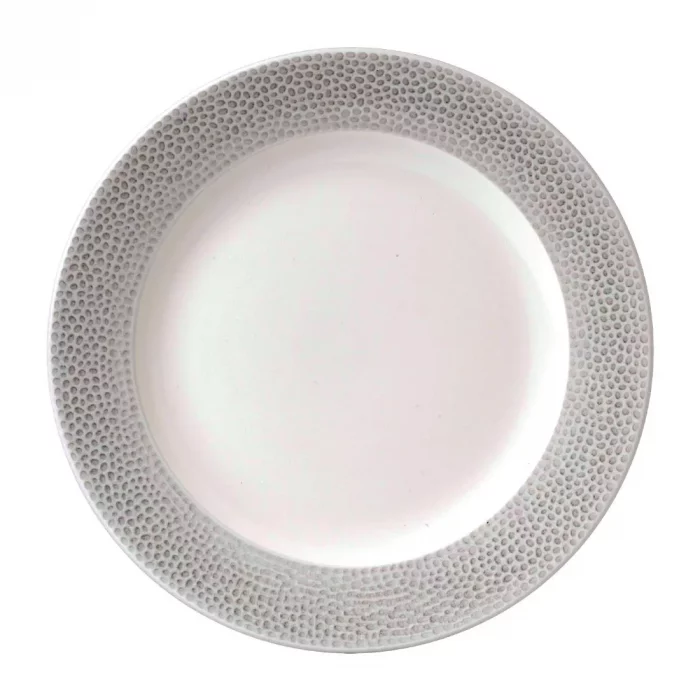 Churchill Isla Spinwash Profile Footed Plates Shale Grey 260mm (Pack of 12) - Image 1