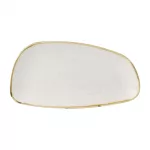 Churchill Stonecast Oval Plates Barley White 300x146mm (Pack of 12)