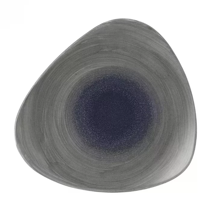 Churchill Stonecast Aqueous Lotus Plates Grey 305mm (Pack of 6) - Image 1