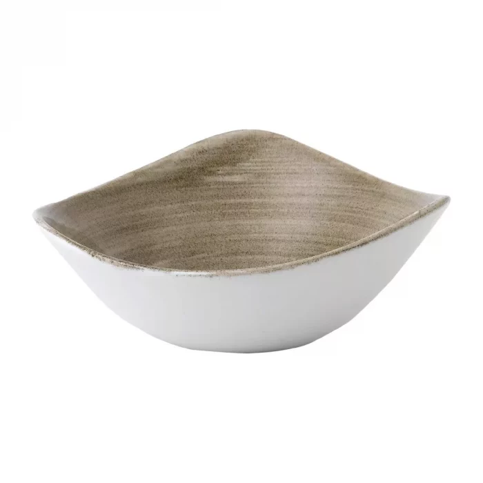 Churchill Stonecast Patina Lotus Bowl Antique Taupe 178mm (Pack of 12) - Image 1