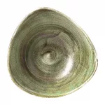Churchill Stonecast Patina Lotus Bowl Burnished Green 178mm (Pack of 12) - Image 2