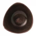 Churchill Stonecast Patina Lotus Bowl Iron Black 178mm (Pack of 12) - Image 2