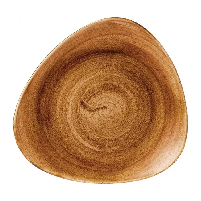 Churchill Stonecast Patina Lotus Plates Vintage Copper 254mm (Pack of 12) - Image 1