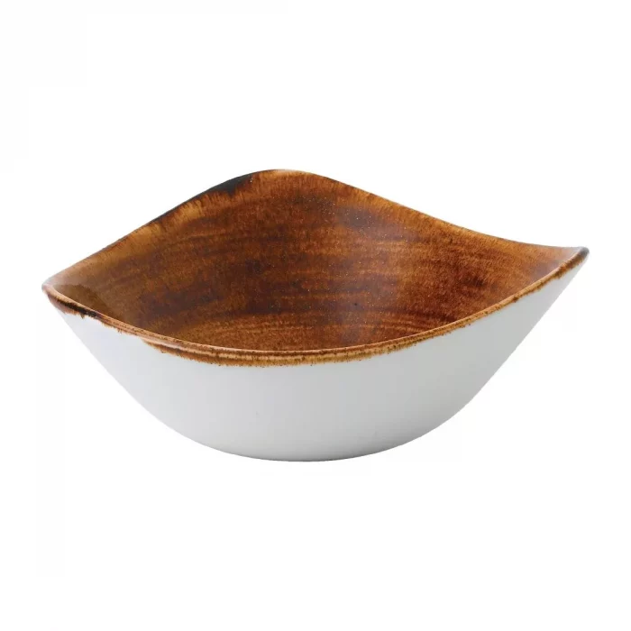 Churchill Stonecast Patina Lotus Bowl Vintage Copper 178mm (Pack of 12) - Image 1