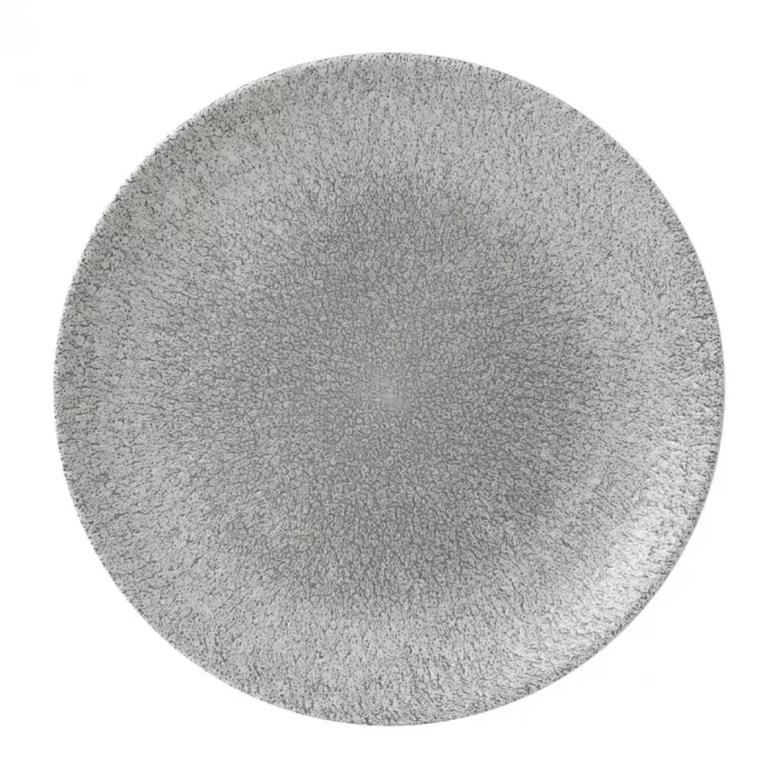 Churchill RakuEvolve Coupe Plates Jasper Grey 260mm (Pack of 12) - Image 1