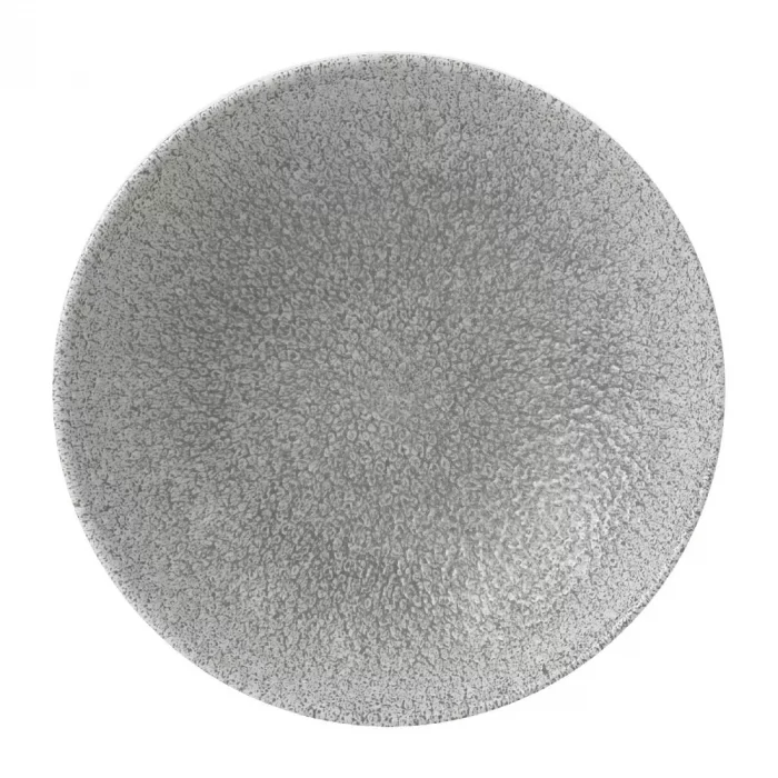 Churchill Raku Jasper Grey Evolve Coupe Plate 6.5" (Box 12) (Direct) - Image 1